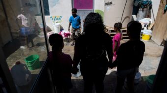 Daughters allowed in but their mother is blocked at the border